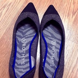 Rothy's metallic captoe